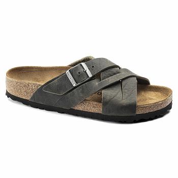 Sandále Birkenstock Lugano Oiled Kozene Panske Hnedožltý | SK 343ILH